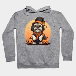 Halloween Shih Tzu Dog #4 Hoodie